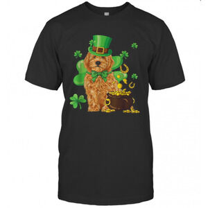 Nice Goldendoodle St Patricks Day Irish Dog Lover T-Shirt